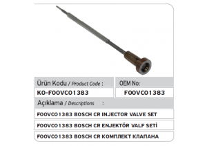 F00VC01383 Common Rail Valve Set